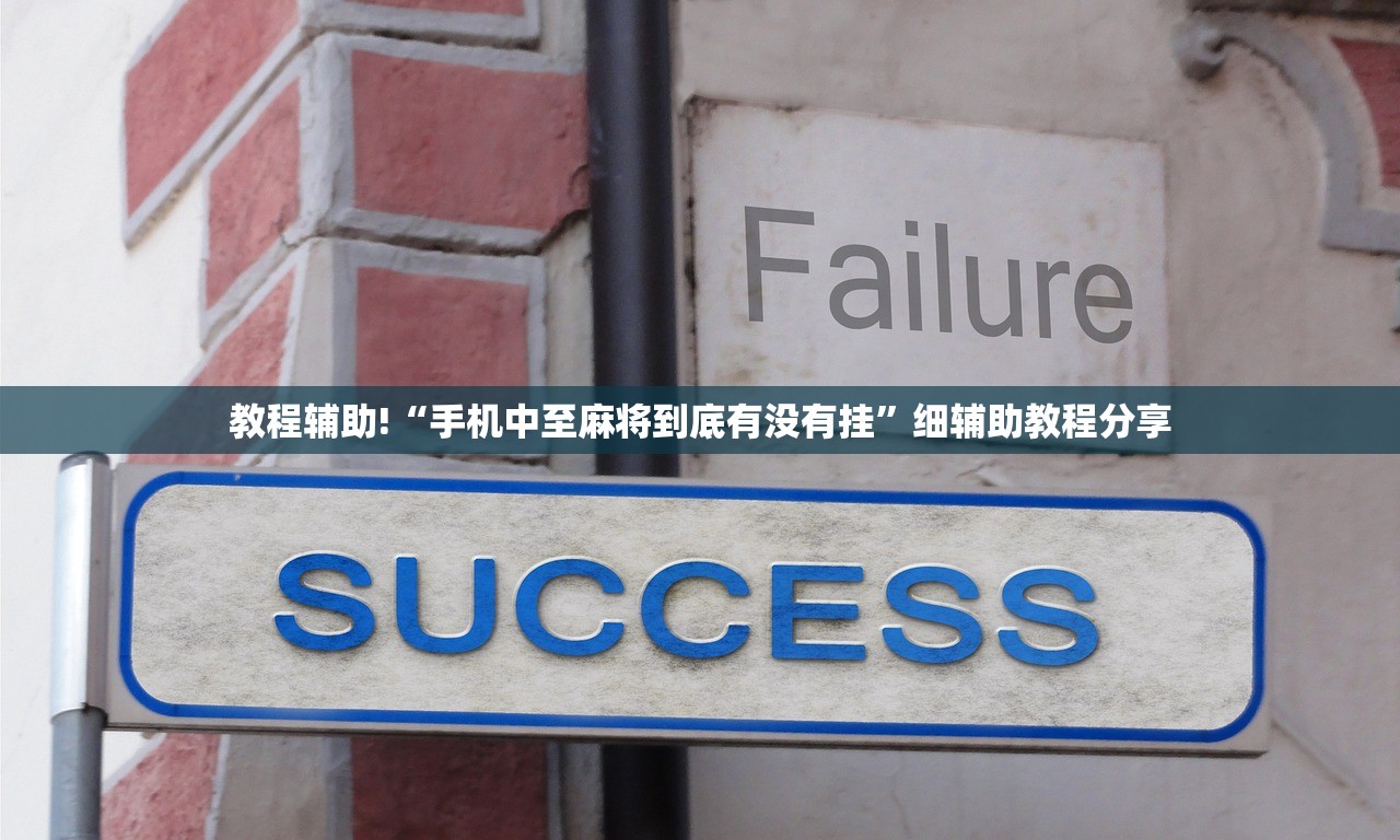 教程辅助!“手机中至麻将到底有没有挂”细辅助教程分享